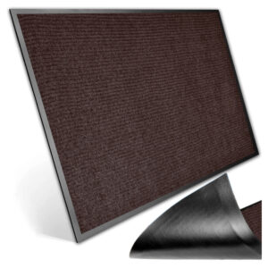 Wycieraczka do butów wejściowa pod drzwi 90x150 cm Valeria brązowa